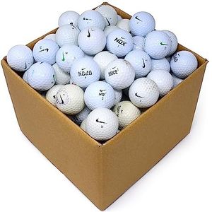 Second Chance Nike Mix Recycled Golf Balls (Lake Golf Balls), tweede kans golfballen Nike 100 Lake Grade B unisex-volwassenen, wit, 100