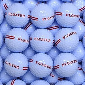 Second Chance Floating White, Balle de Golf Unisexe-Adulte, Blanc, 300 -