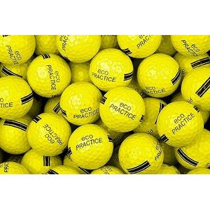 Second Chance ECO Yellow, Range-golfbal voor volwassenen, uniseks, geel, 300 -