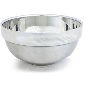 The Bluebeards Revenge, Traditional Stainless Steel Lathering Shaving Bowl For Shaving Creams And Soaps