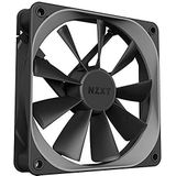 NZXT AER F - RF-AF140-B1 - 140mm - Winglet Designed Fan Blades - Fluid Dynamic Bearings - PWM Airﬂow Fans - Gaming Computer Fan