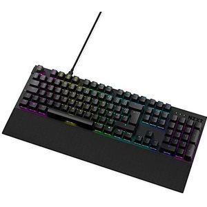 NZXT Functie Gamer Mechanisch Toetsenbord voor PC - Verlichting - Lineaire RGB-schakelaars Compatibel met MX Hot - Gamer-toetsenbord | NL (AZERTY) Zwart