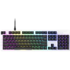 NZXT FUNCTION toetsenbord USB QWERTZ Duits Zwart, Wit