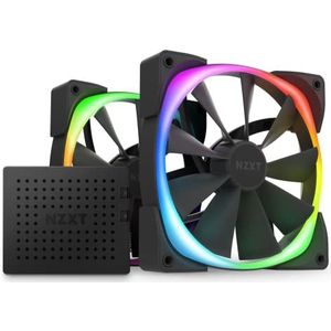 NZXT Aer RGB 2 - 140mm Twin & Controller - Black Edition