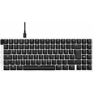 Nzxt Function Mini TKL Keyboard - KB-175DE-WR- PC Gaming Mechanisch toetsenbord - MX-compatibele schakelaar - Hot-Swap-compatibele sleutelschakelbussen - lineaire RGB-schakelaar - wit