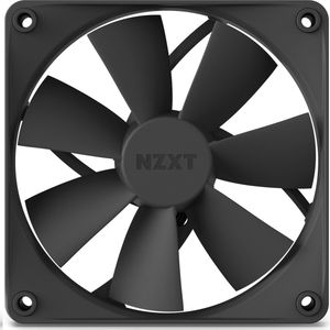 NZXT F120P Static Pressure Fans - RF-P12SF-B1 - Consistent Pressure - Powerful Cooling - Long Lifespan - 120mm Fan Single Pack - Black