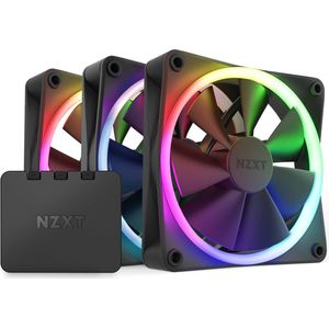 NZXT F120 RGB Triple Pack Ventilators en RGB controller 3 x RGB zwart