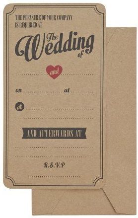 Bruiloft Uitnodigingen The Wedding 18cm