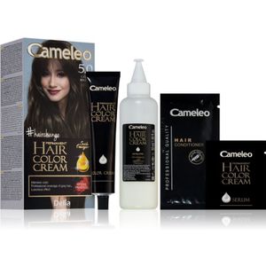 Delia Cosmetics - Cameleo Omega - Haarkleuring - 5.0 Light Brown - Permanente Kleur