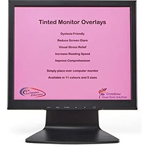 Crossbow Education 19-inch monitor overlay - Magenta