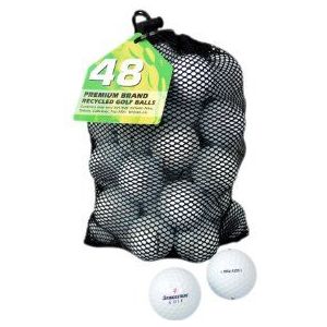 Second Chance Bridgestone B300 Golfbalset, categorie A, uniseks, 48 stuks, wit