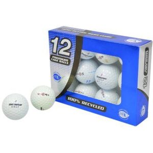 Bridgestone Golfballen 12 Lake B-Kwaliteit gebruikte golfballen set herwinnen, eenheden, klasse B, uniseks, wit