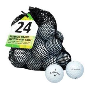 Second Chance Golfballen 48 Callaway Tour Lake A-kwaliteit, wit, PRE-48-MESH-CAL-TOUR