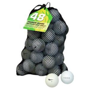 NIKE Golfballen 48 One Lake B-kwaliteit gebruikte golfballen set hergewonnen eenheden, klasse B, uniseks, wit