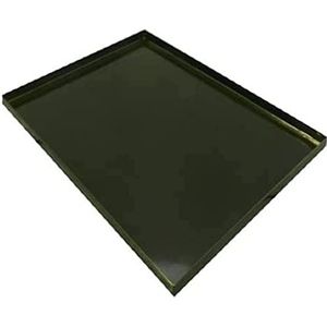 Vervangend dienblad van zwart metaal voor kleine hondenkooi van 61 cm