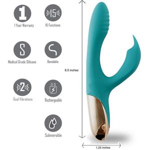 Maia Toys - Skyler Buigbare Vibrator - Groen