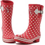 Evercreatures - Ditsy Dots - Regenlaars - Rood - E.V.A.