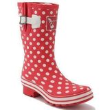 Evercreatures - Ditsy Dots - Regenlaars - Rood - E.V.A.