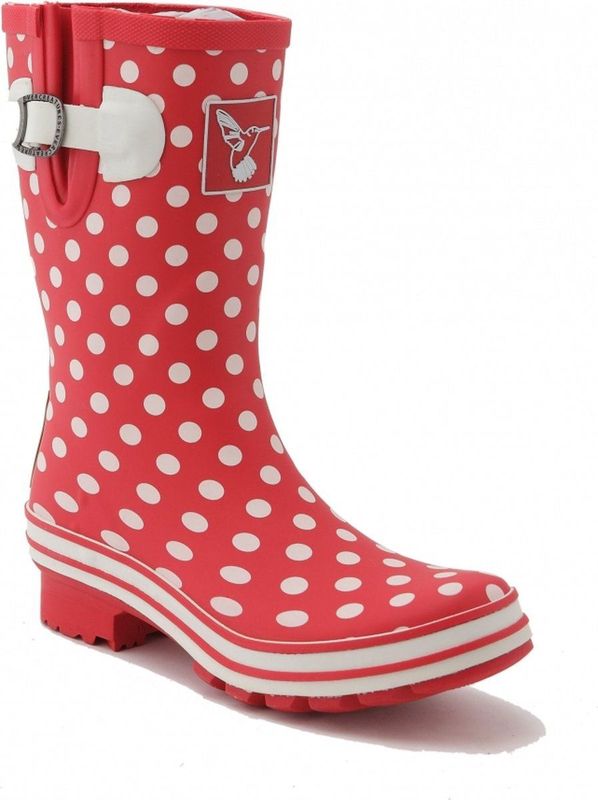 Evercreatures - Ditsy Dots - Regenlaars - Rood - E.V.A.