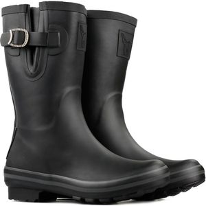 Regenlaars Evercreatures Women All Black Short Wellies- 