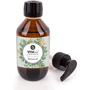 MeaVita ricinusolie - 100% pure koudgeperste olie, premium kwaliteit, per stuk verpakt (1 x 250 ml)