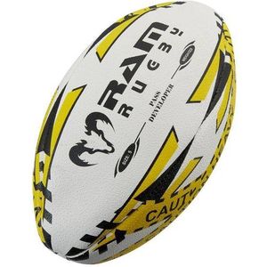 RAM Rugby Pass Developer rugbybal - Verzwaarde bal - 3D Grip - Topmerk RAM Rugby - Maat 5 (1000gram) RAM® Engeland - Uniek 3d Grip techn. Prof.