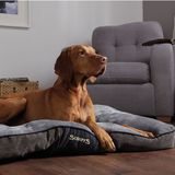 Scruffs Chester - Zachte Hondenmatras met Anti-Slip Onderzijde - Kleur: Grijs, Maat: Large