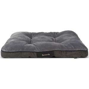 Scruffs Chester - Zachte Hondenmatras met Anti-Slip Onderzijde - Kleur: Grijs, Maat: Large