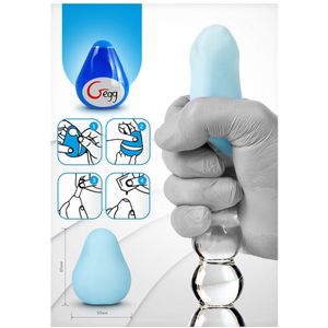 Gvibe G-Egg Masturbator met reliëf en textuur