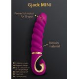 G-Vibe - G-Jack - Mini Geribbelde Vibrator - Paars