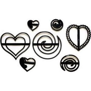 Patchwork Cutter Swirls & Hearts