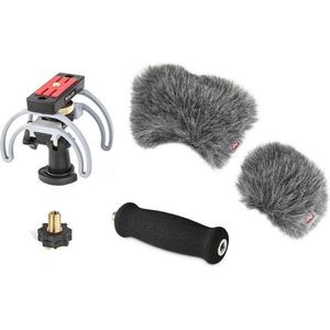 Rycote 046023 HD Recorder Audio Kit voor Zoom H6, Zwart