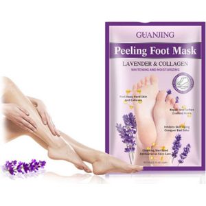 3 x SET (6 stuks) Lavendel PREMIUM Voetenmasker | Eelt Verwijderaar | Eeltsokken | Voetmasker | Peel off masker | Exfoliërend voetmasker |