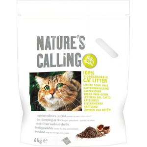 4 kg + 2 kg Gratis! Nature's Calling Kattenbakvulling - 6 kg