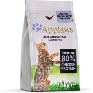 2x7,5kg Kip & Eend Applaws Kattenvoer