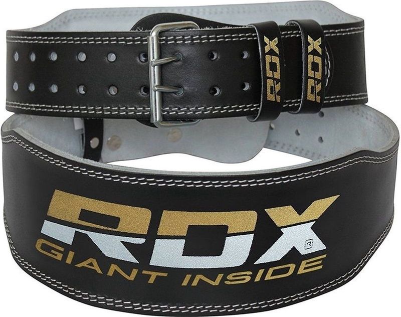 RDX Sports Gym Lederen Gewichtenhef Riem