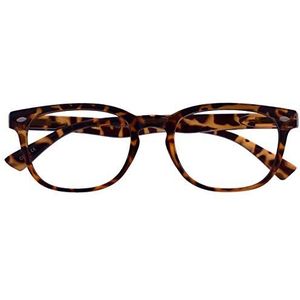UV Reader Bruine Schildpad Leesbril Ontwerper Stijl Mannen Vrouwen Scharnieren Met Veer UVR014 +1,50