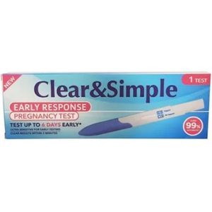 Simple - Clear & Early Response - Zwangerschapstest - 1 Stuk
