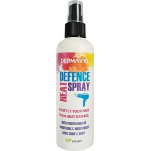 DermaV10 Sexy Messy Hair Heat Defence Spray 200 ml
