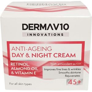 DermaV10 Anti-Ageing Day & Night Cream 45+ 50 ml