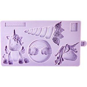 Karen Davies - Siliconen Mal - Unicorn Koekje