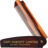 Captain Fawcett - Vouwbare Baardkam - 19,3 cm - Hout