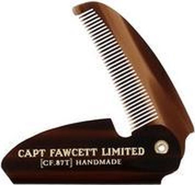 Captain Fawcett - Moustache Comb - Snorkam - Klein Formaat - Fijne Tanden