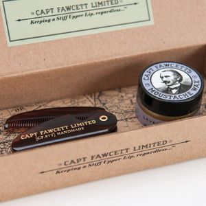Captain Fawcett Limited - Gift Set - Baardverzorgingsset - 15 ml Moustache Wax