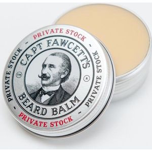 Captain Fawcett's - Private Stock Beard Balm - Baardverzorging - Cederhout - Zwarte Peper