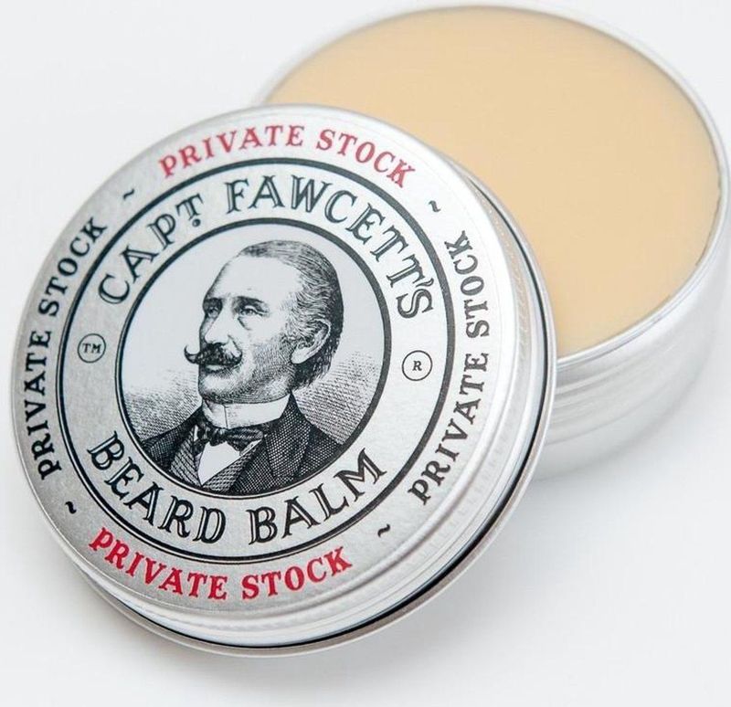 Captain Fawcett's - Private Stock Beard Balm - Baardverzorging - Cederhout - Zwarte Peper