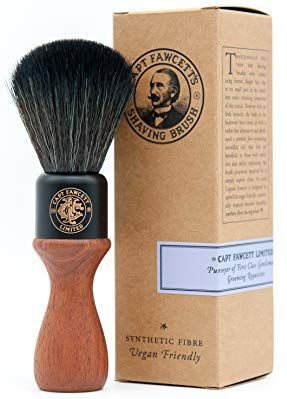 Captain Fawcett - Synthetische Vezel Scheerkwast - Houten Handvat