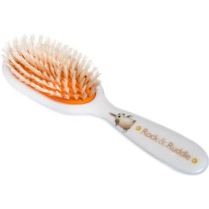 Rock & Ruddle - Baby Haarborstel - Konijntjes - 4,6 cm x 17,5 cm