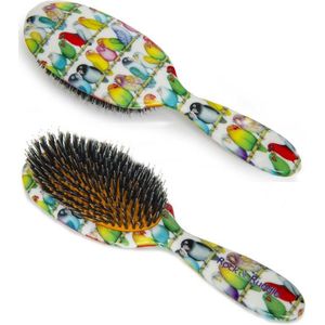 Rock & Ruddle - Haarborstel - Love Birds - Natuurlijke Varkensharen