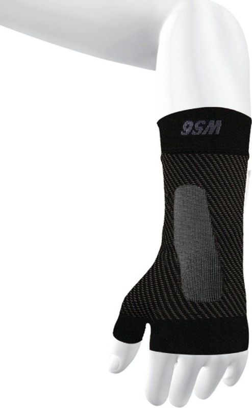 OS1st - WS6 - Polsbandage - Zwart - Nylon - Compression Zone Technology®